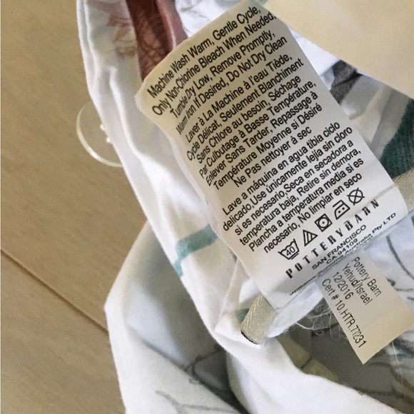 Pottery Barn Del Mar Coastal Percale Duvet Cover - Picture 6 of 6